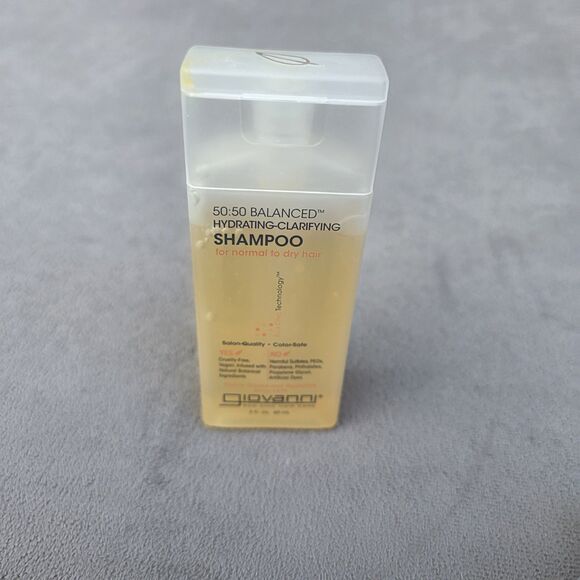Lot 0f 8 Glovanni 50/50 Balanced Hydrating Clarifying Shampoo 2 Oz - Picture 2 of 5